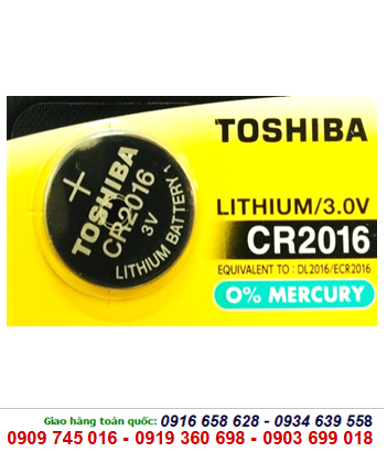 Toshiba CR2016; Pin đồng xu 3v lithium Toshiba CR2016 chính hãng